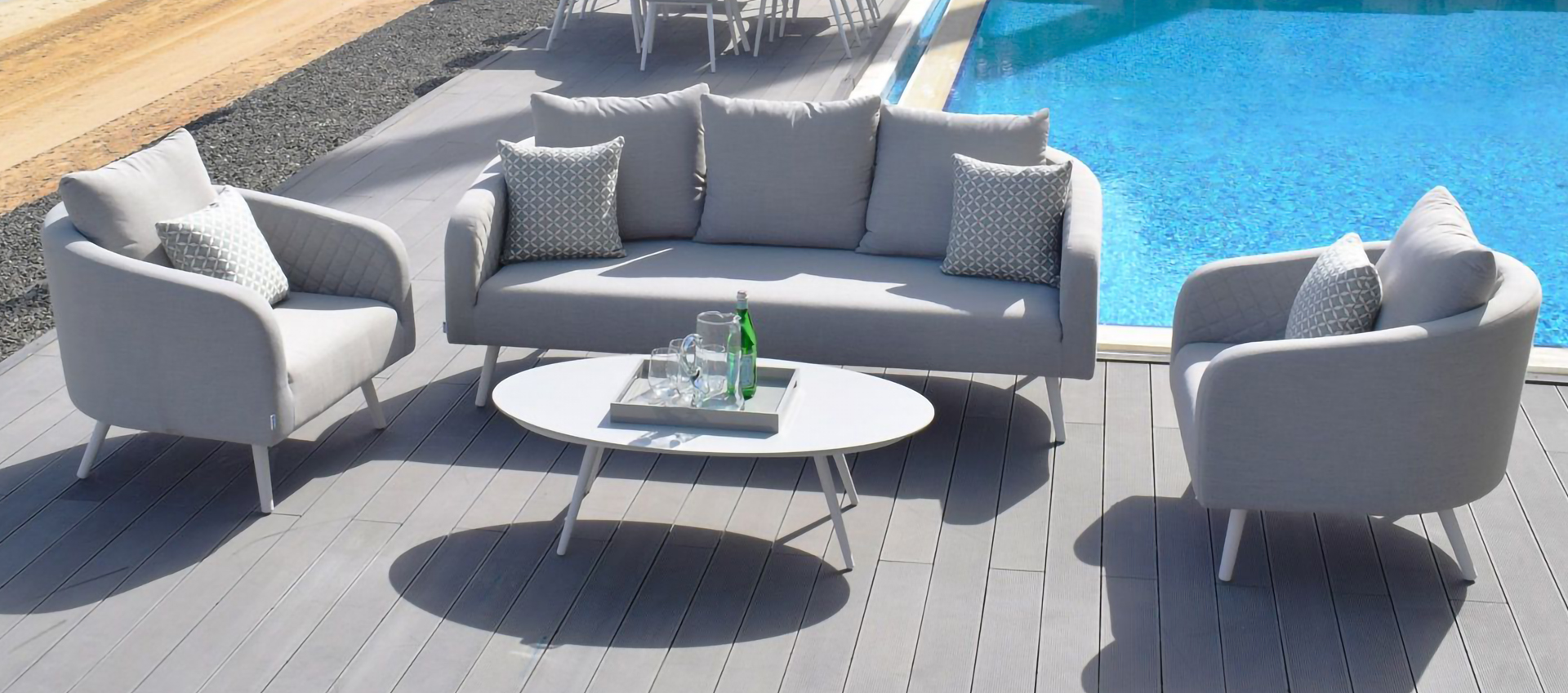 Maze Outdoor Fabric - Ambition Sofa Set