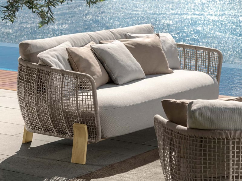 Sofa Dây Đan Ngoài Trời Thời Thượng 2025 – Bền Bỉ Với Thời Gian, Thư Giãn Với Thiên Nhiên