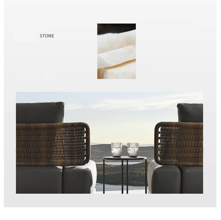 Bộ Sofa Ngoài Trời Cao Cấp – Giải Pháp Hoàn Hảo Cho Sân Vườn Sang Trọng - Hình ảnh 5