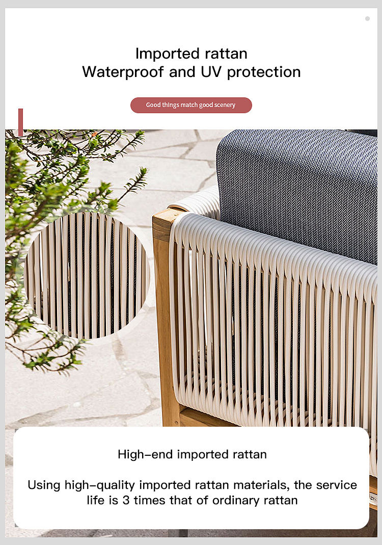 Bộ Sofa Dây Rope Ngoài Trời - Thư Giãn Trọn Vẹn, Nâng Tầm Cuộc Sống - Hình ảnh 11