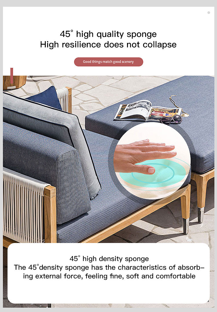 Bộ Sofa Dây Rope Ngoài Trời - Thư Giãn Trọn Vẹn, Nâng Tầm Cuộc Sống - Hình ảnh 10