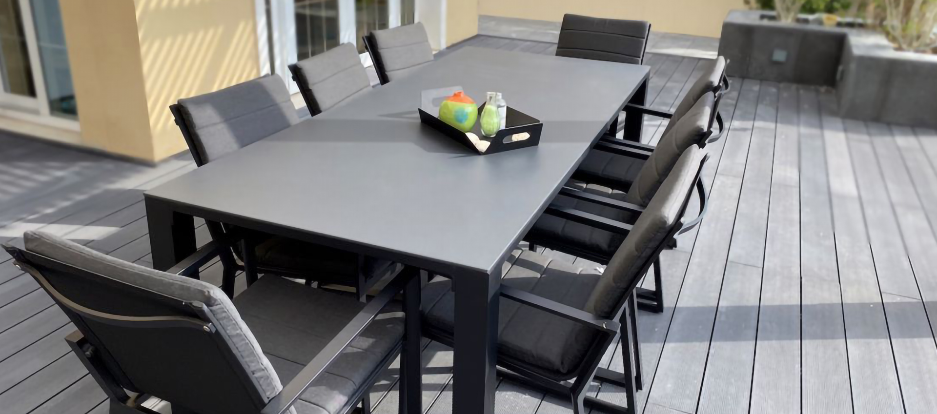 Maze Rattan - Manhattan 8 Seat Dining Set