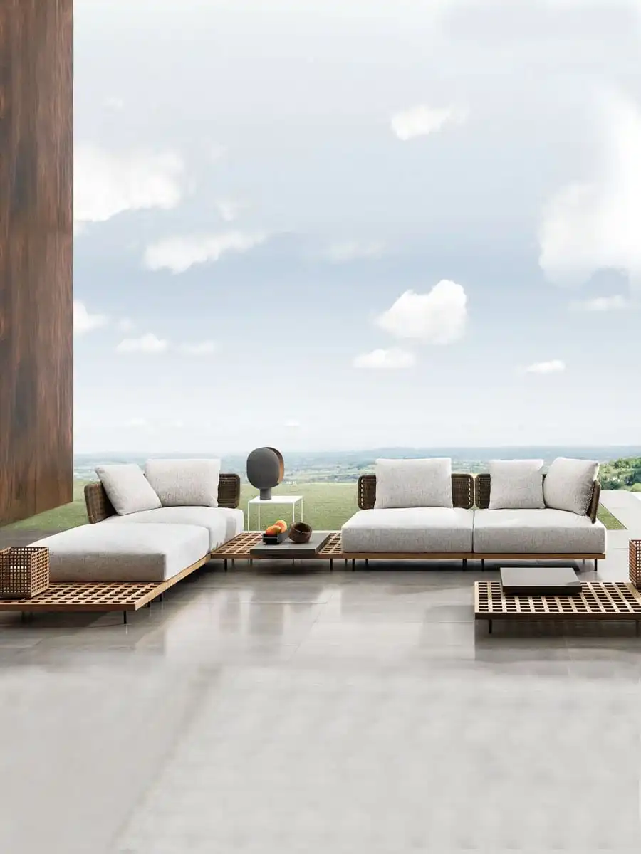 Bộ Sofa Ngoài Trời Cao Cấp – Giải Pháp Hoàn Hảo Cho Sân Vườn Sang Trọng - Hình ảnh 3