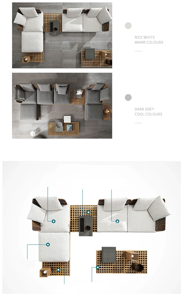 Bộ Sofa Ngoài Trời Cao Cấp – Giải Pháp Hoàn Hảo Cho Sân Vườn Sang Trọng - Hình ảnh 4